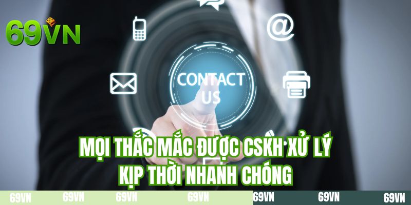 Mọi thắc mắc được CSKH xử lý kịp thời, nhanh chóng